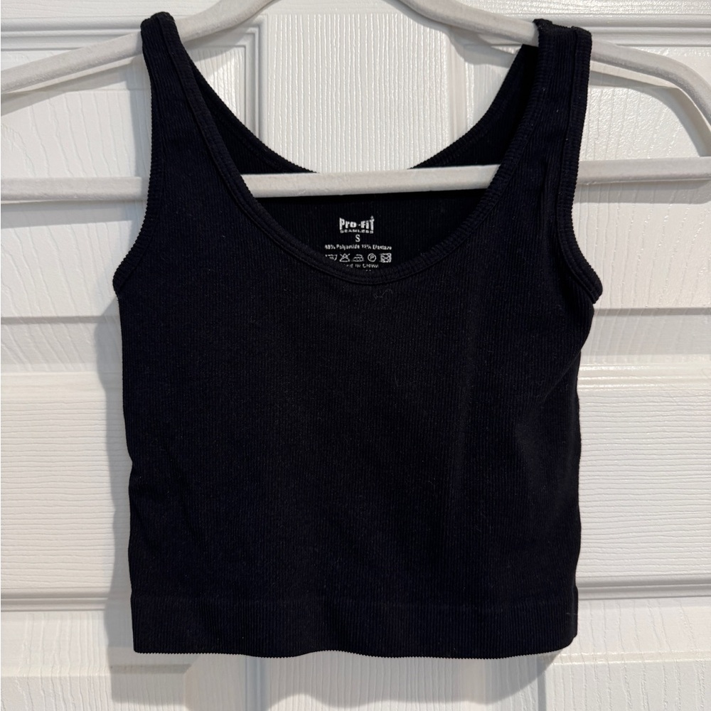 Black Sports Bra Tank
